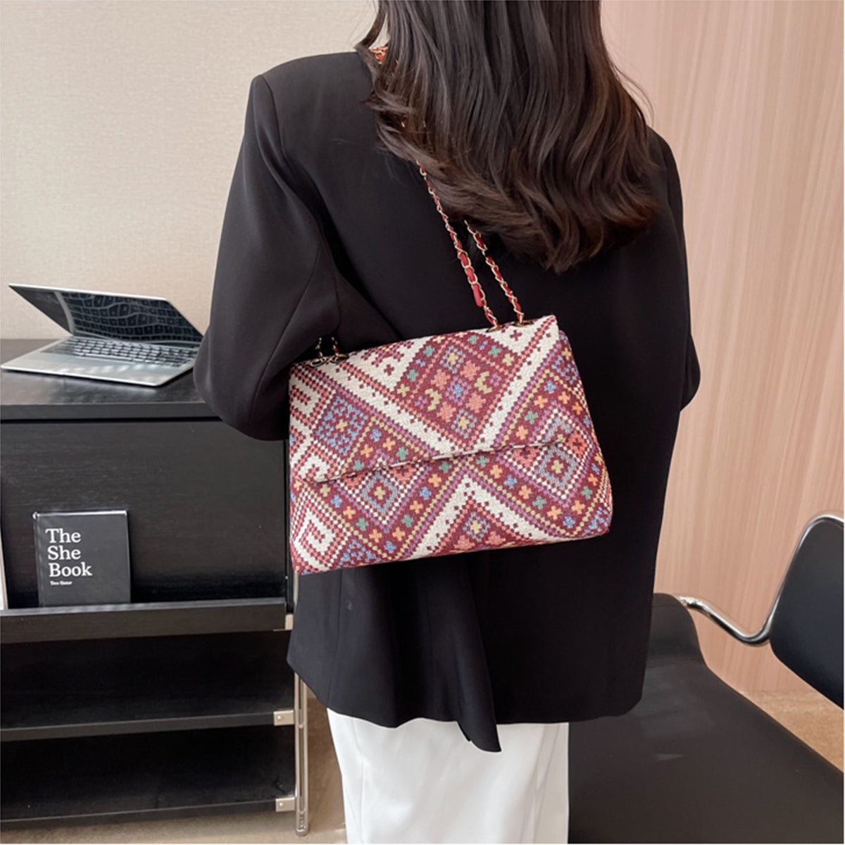 Single Shoulder Underarm Bag Casual Small Square Bag