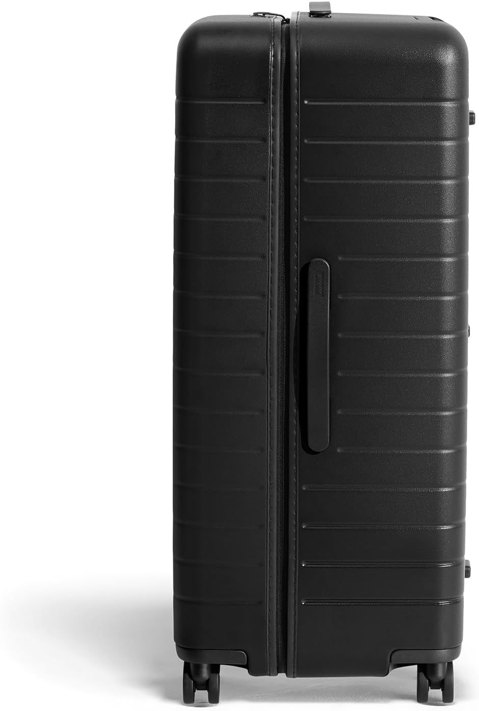 LAPOLAR Large Trunk Luggage, 31 Inch Hardside Suitcase with Spinner Wheels, Lightweight & Durable, TSA Lock, Ideal for Long Trips, Jet Black