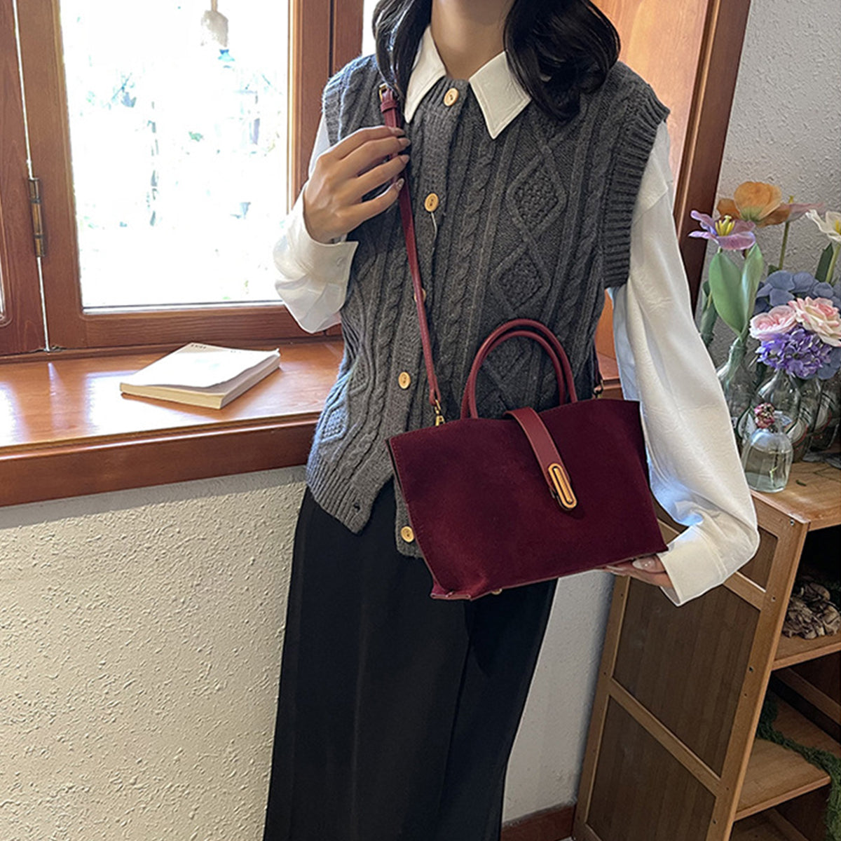 Large Capacity Women Commuter Tote Bag