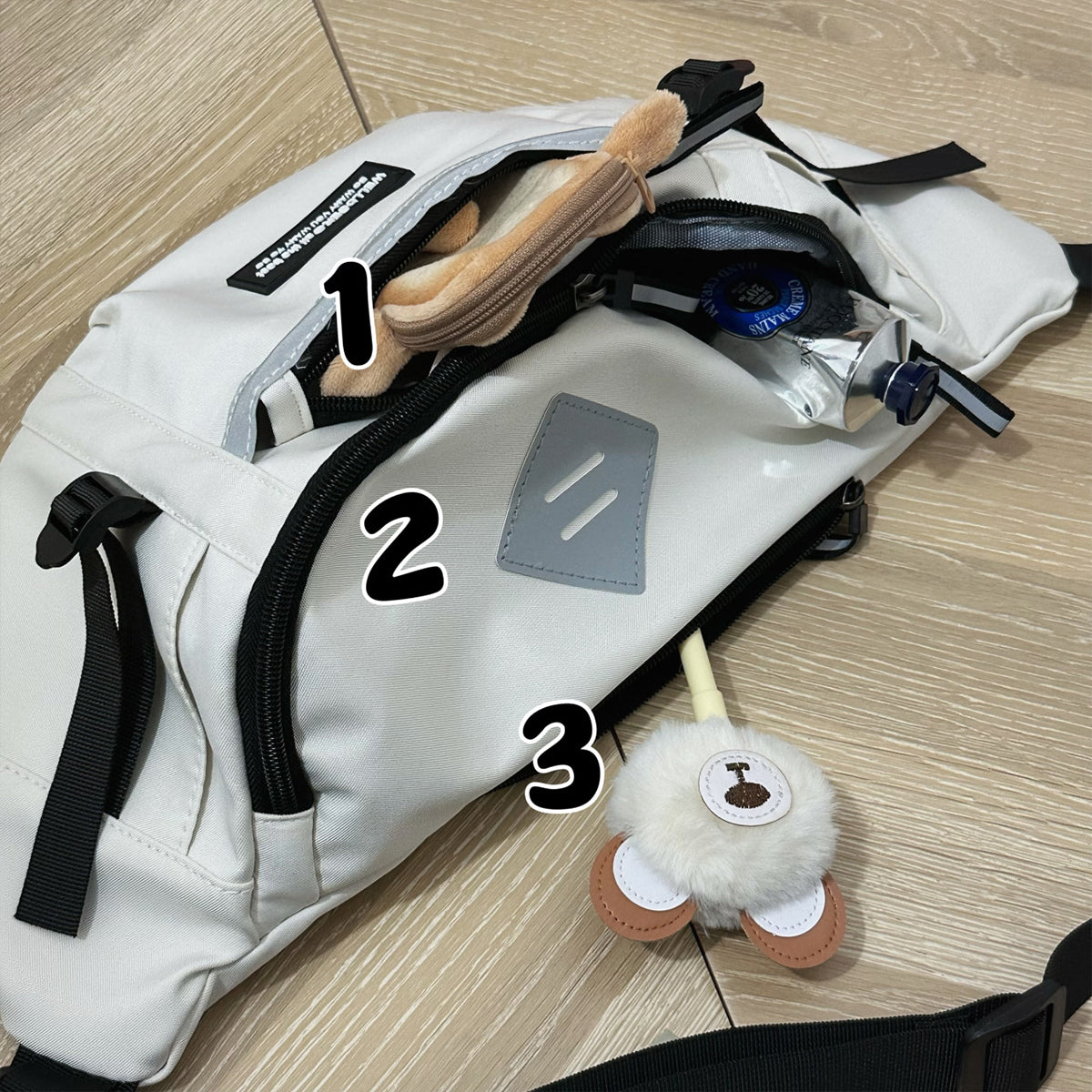 Large Capacity Cycling Waist Bag Messenger Bag