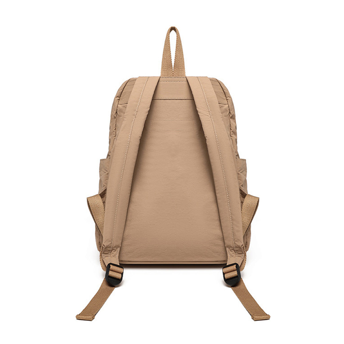 Women's Light Backpack Solid Color Large Capacity School Bag