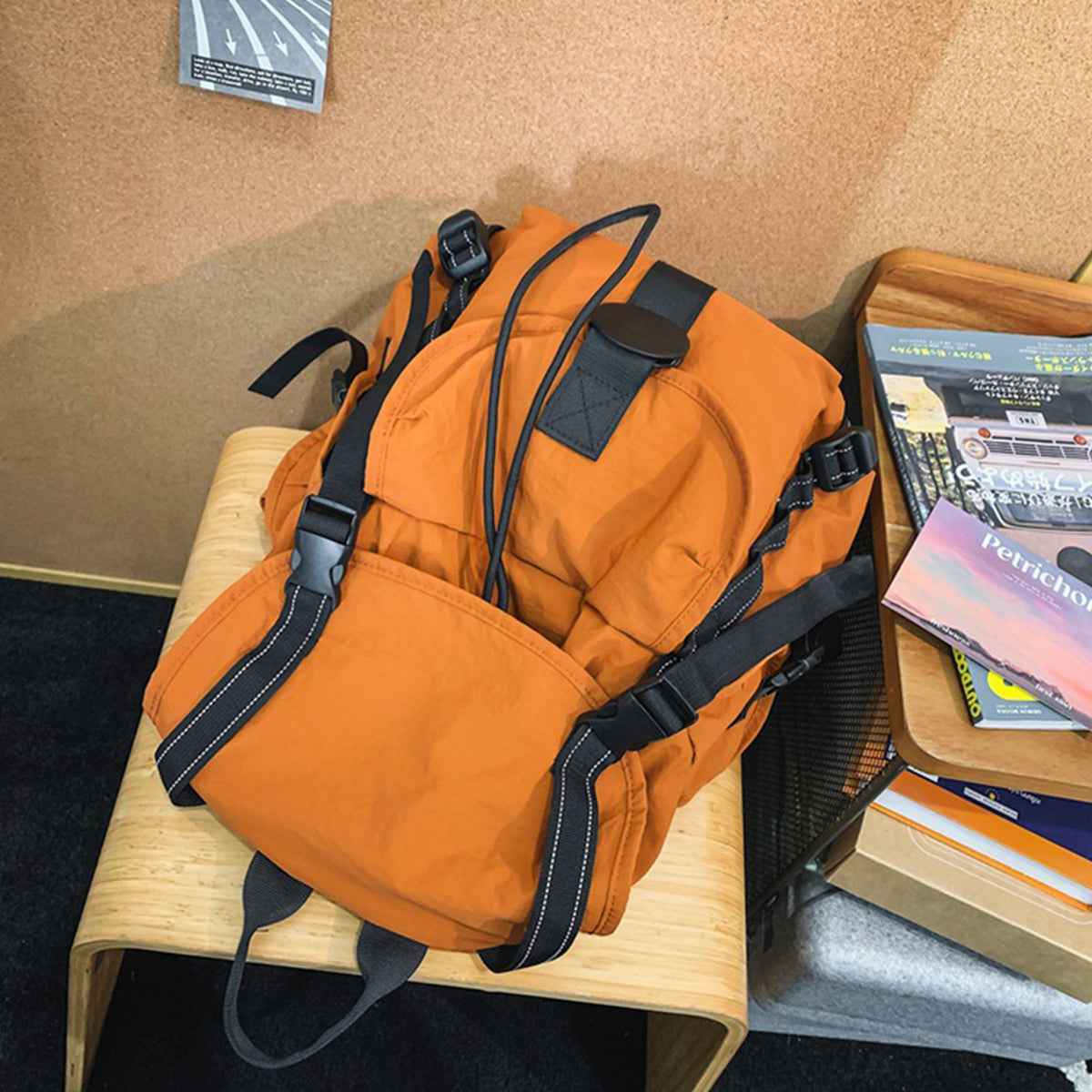 Men Casual Backpack Large Capacity for Camping