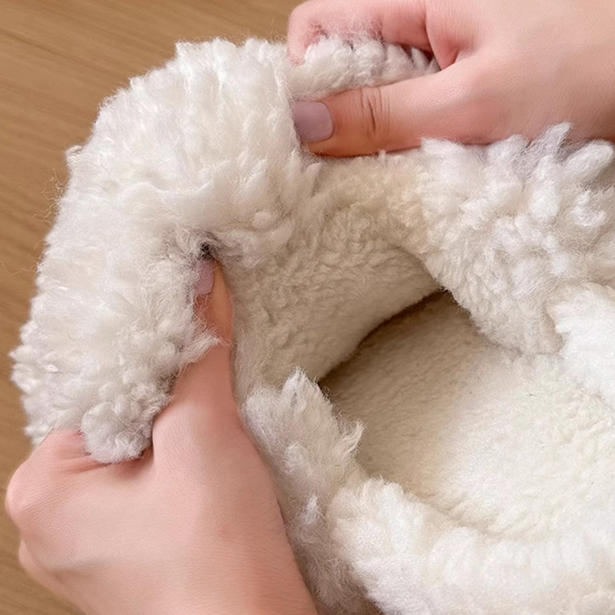 Lamb Cotton Slippers Cute Cartoon Slippers for Winter