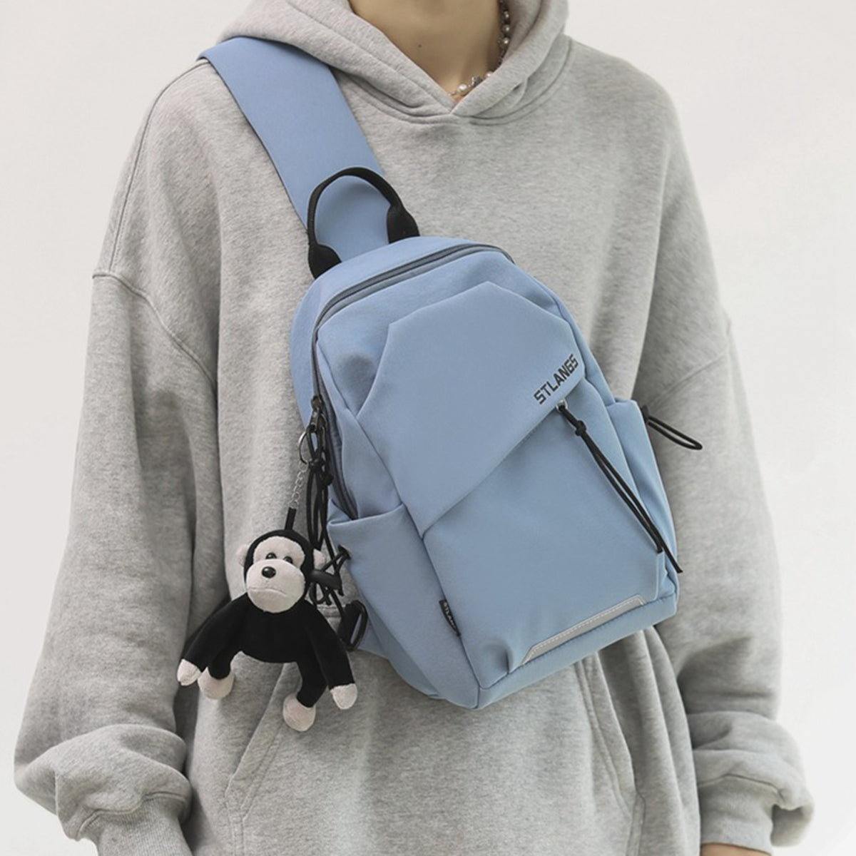 Men Women Crossbody Adjustable Chest Bag