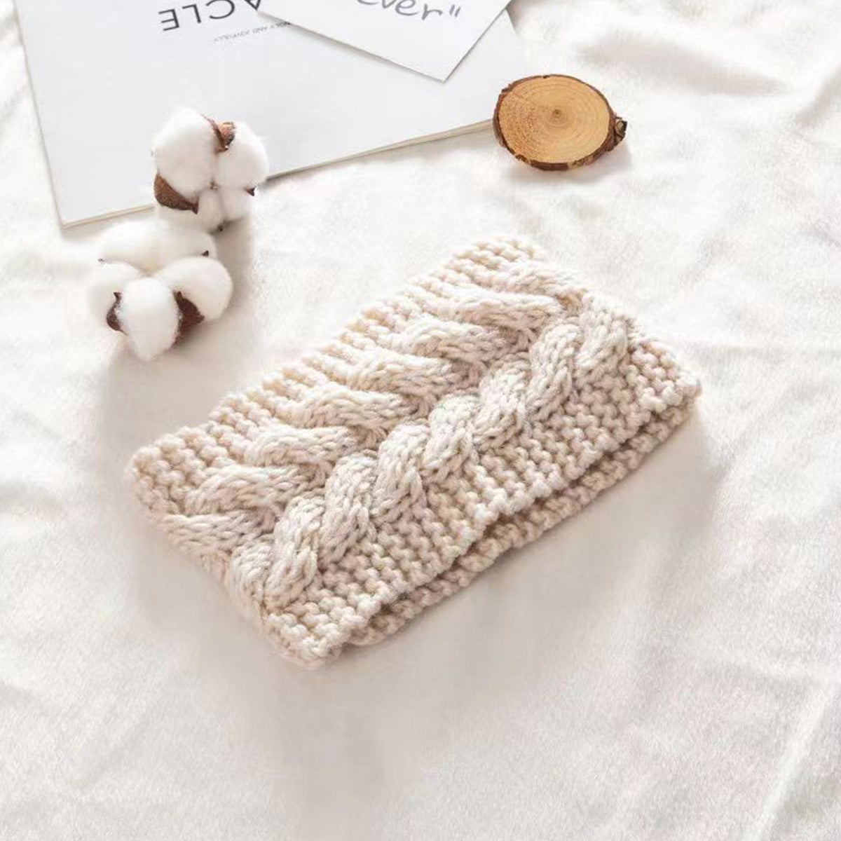 Twisted Knitted Headband Earmuffs Headband