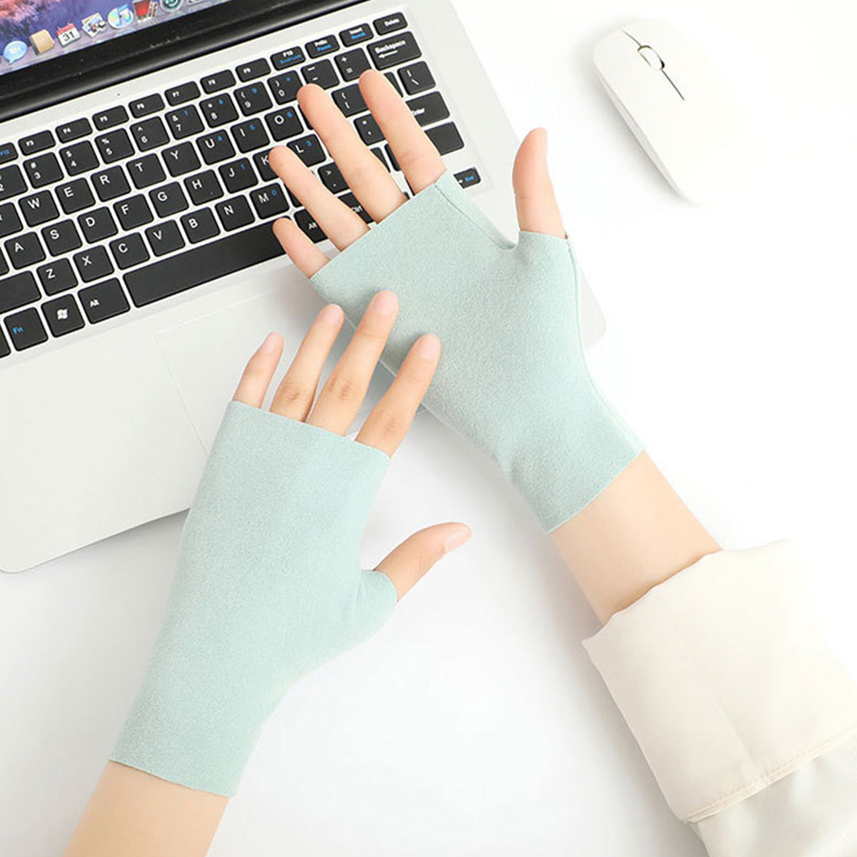 Warm Half-finger Touch Screen Gloves