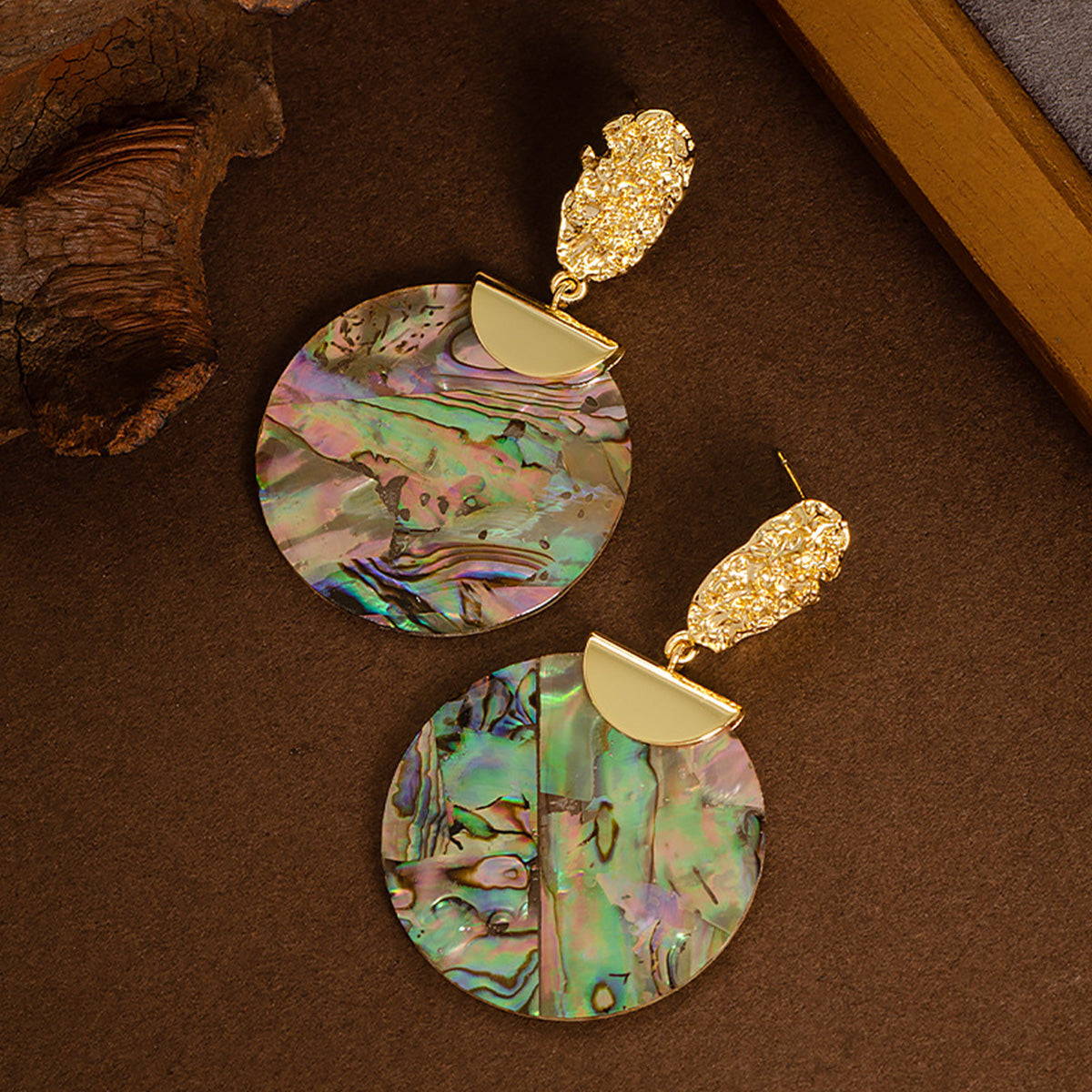 French Light Luxury Fantasy Deep Sea Shell Earrings