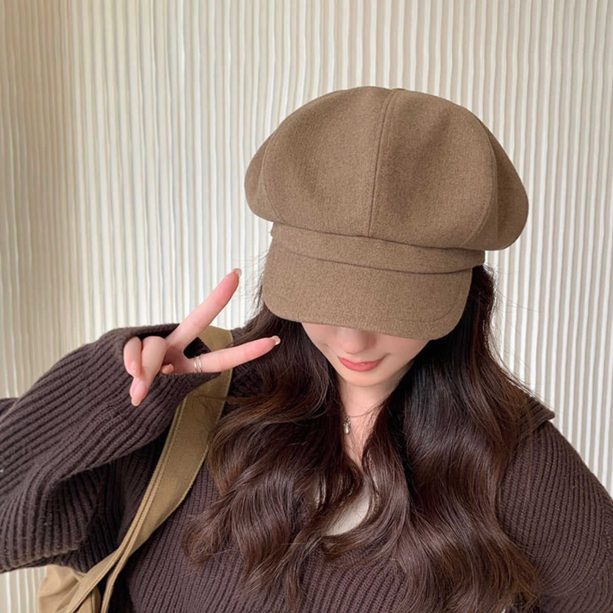 Octagonal Cap Versatile British Hat Beret