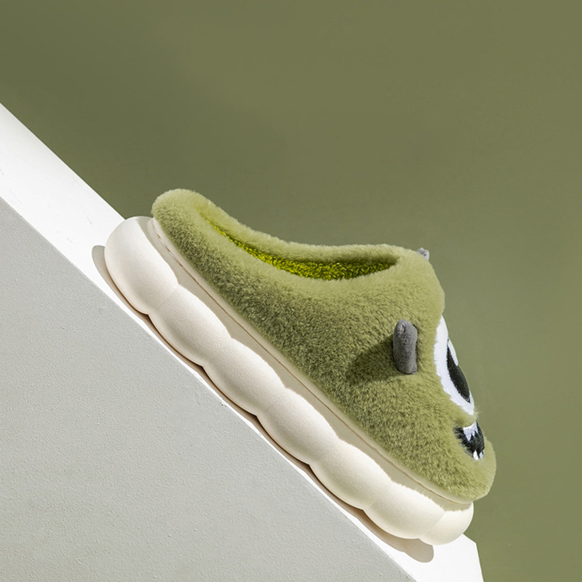 Big Eyes Cotton Slippers for Women Home Slippers