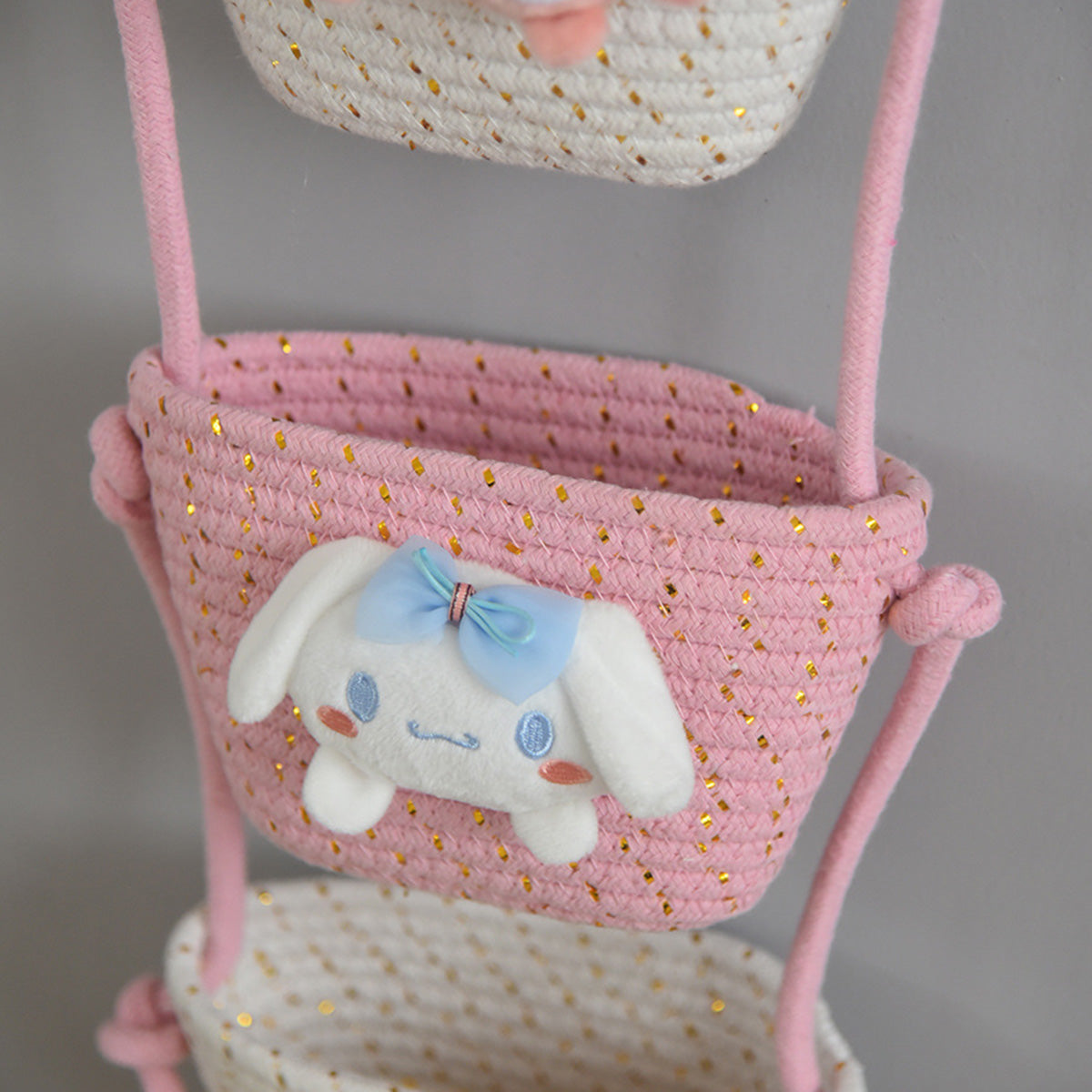Cartoon Three-Layer Hanging Basket Cosmetic Storage Basket