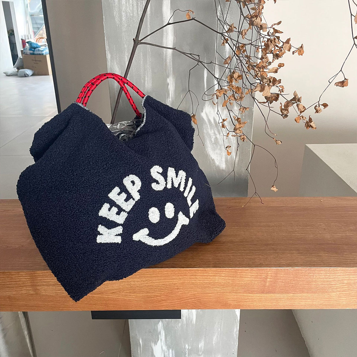 Japanese Cartoon Embroidered Tote Bag