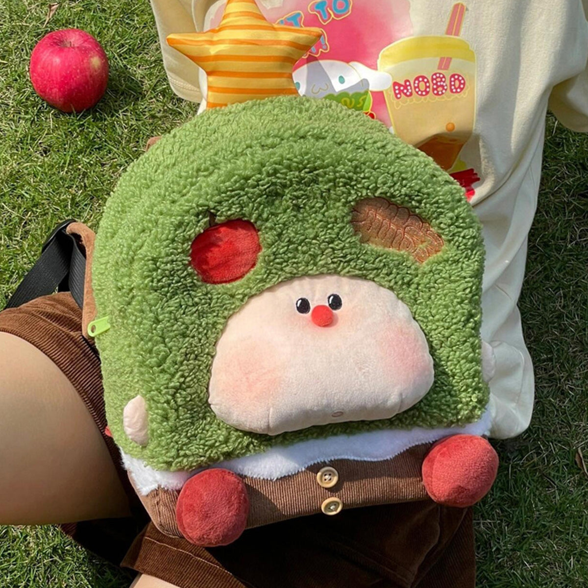 Apple Tree Schoolbag Cartoon Girl Doll Backpack