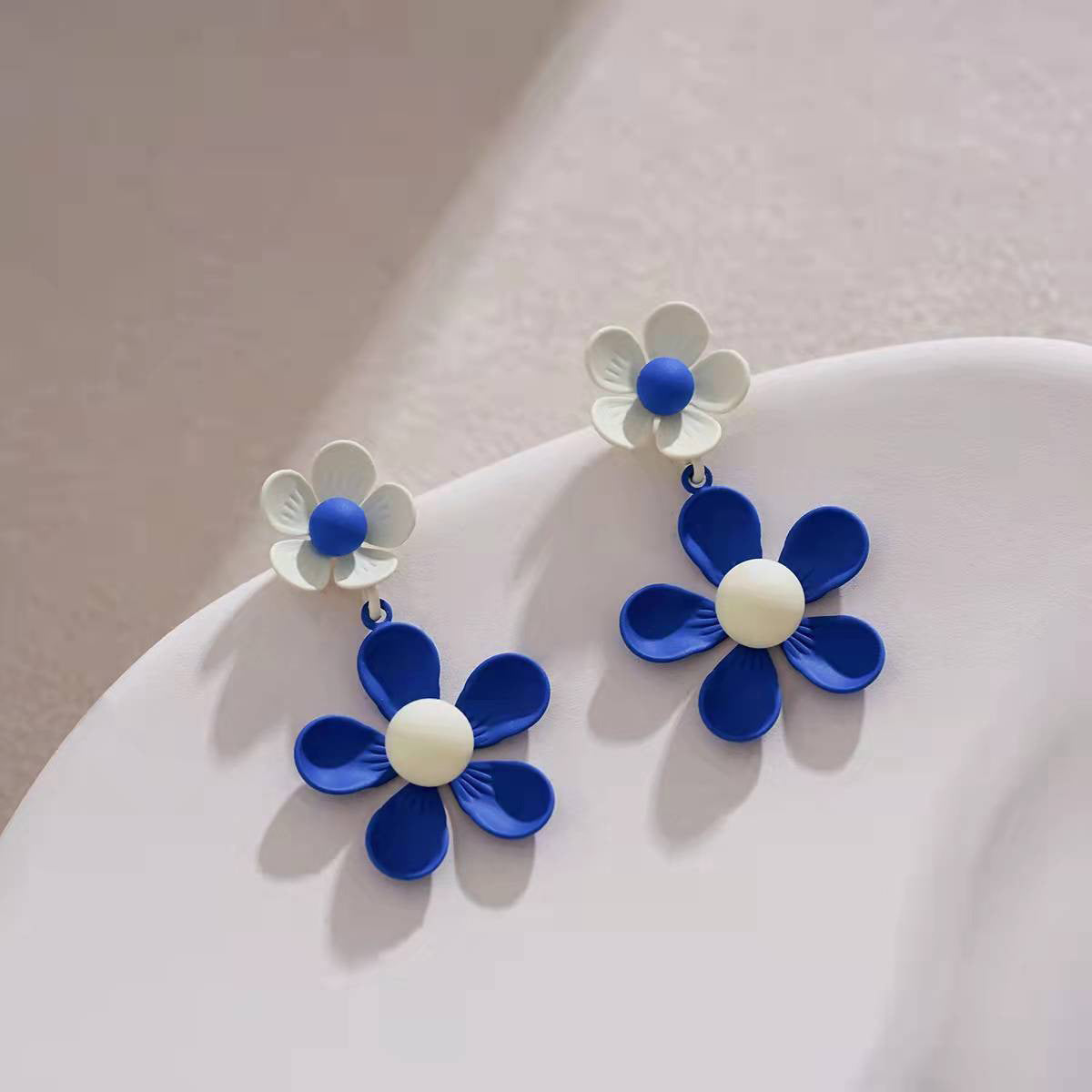 Klein Blue Earrings Special Design Earrings