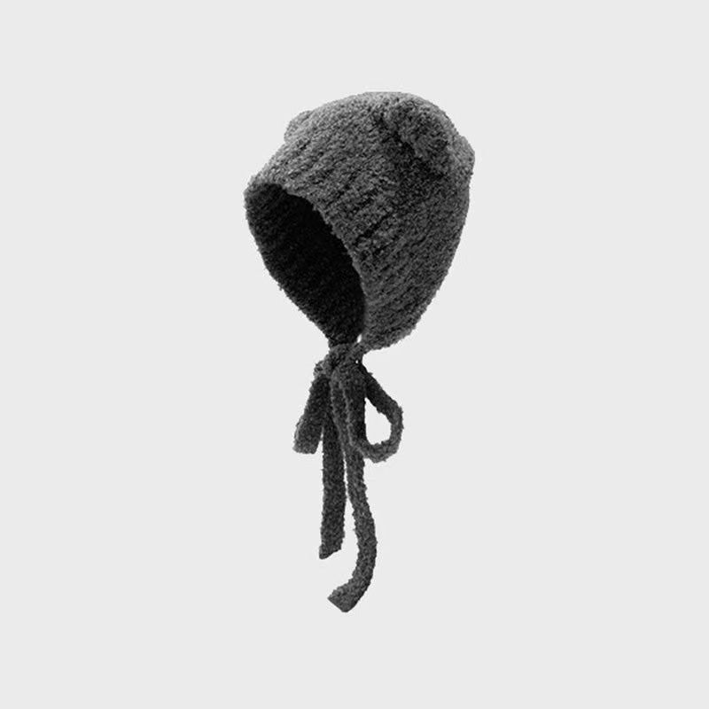 Women's Bear Ears Plush Hat Ear Protection Pullover Hat