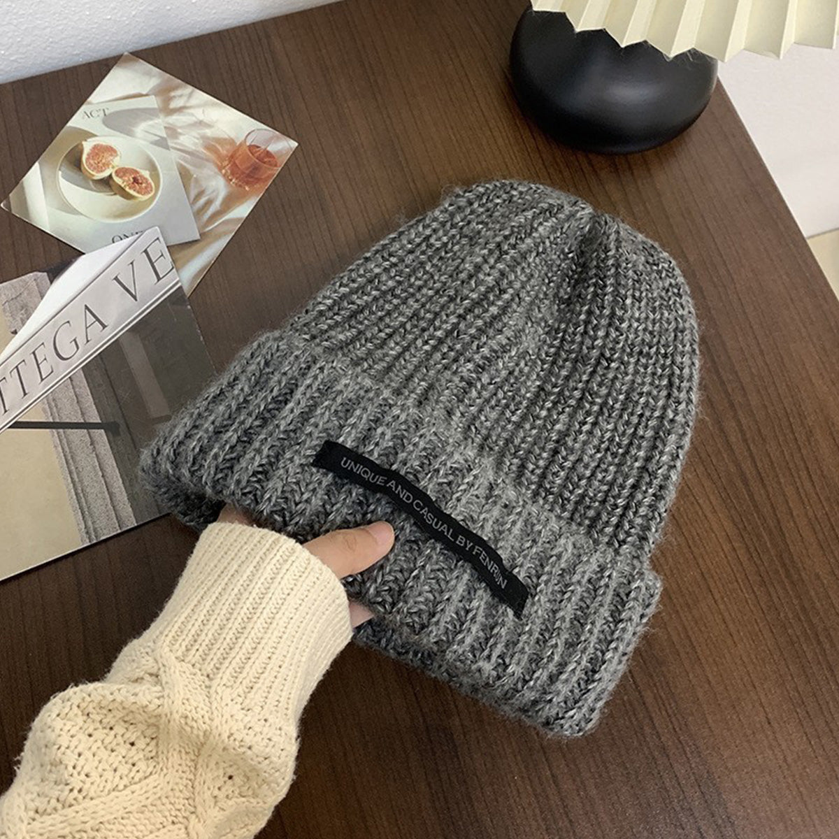 Hats for Women Autumn Winter New Patch Hats