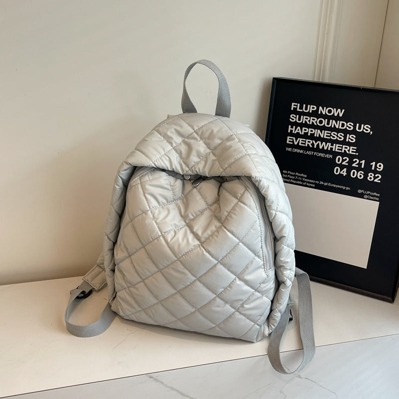Fashionable Fashionable Cotton-Padded Lightweight Backpack