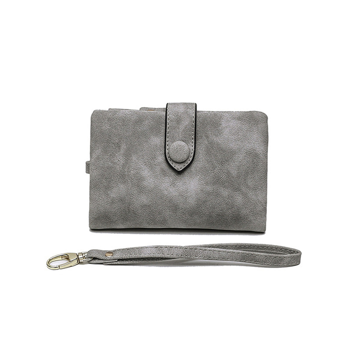 Women's Frosted Large Capacity Short Wallet