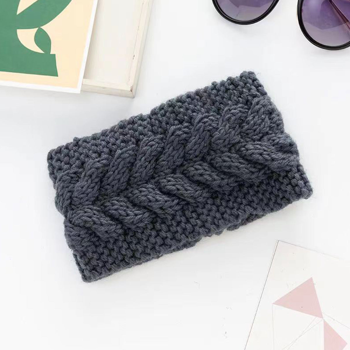 Twisted Knitted Headband Earmuffs Headband