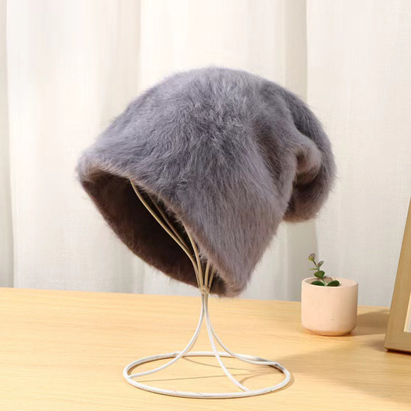 Abbit Fur Hat New Winter Warm Wool Hat