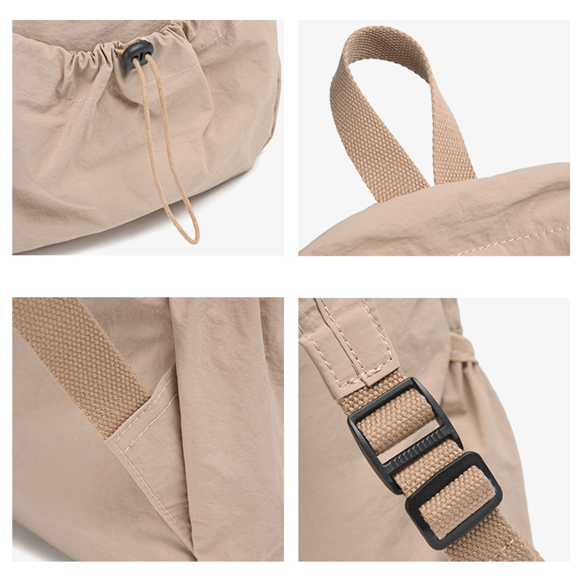 Large Capacity Lightweight Nylon Cloth Backpack