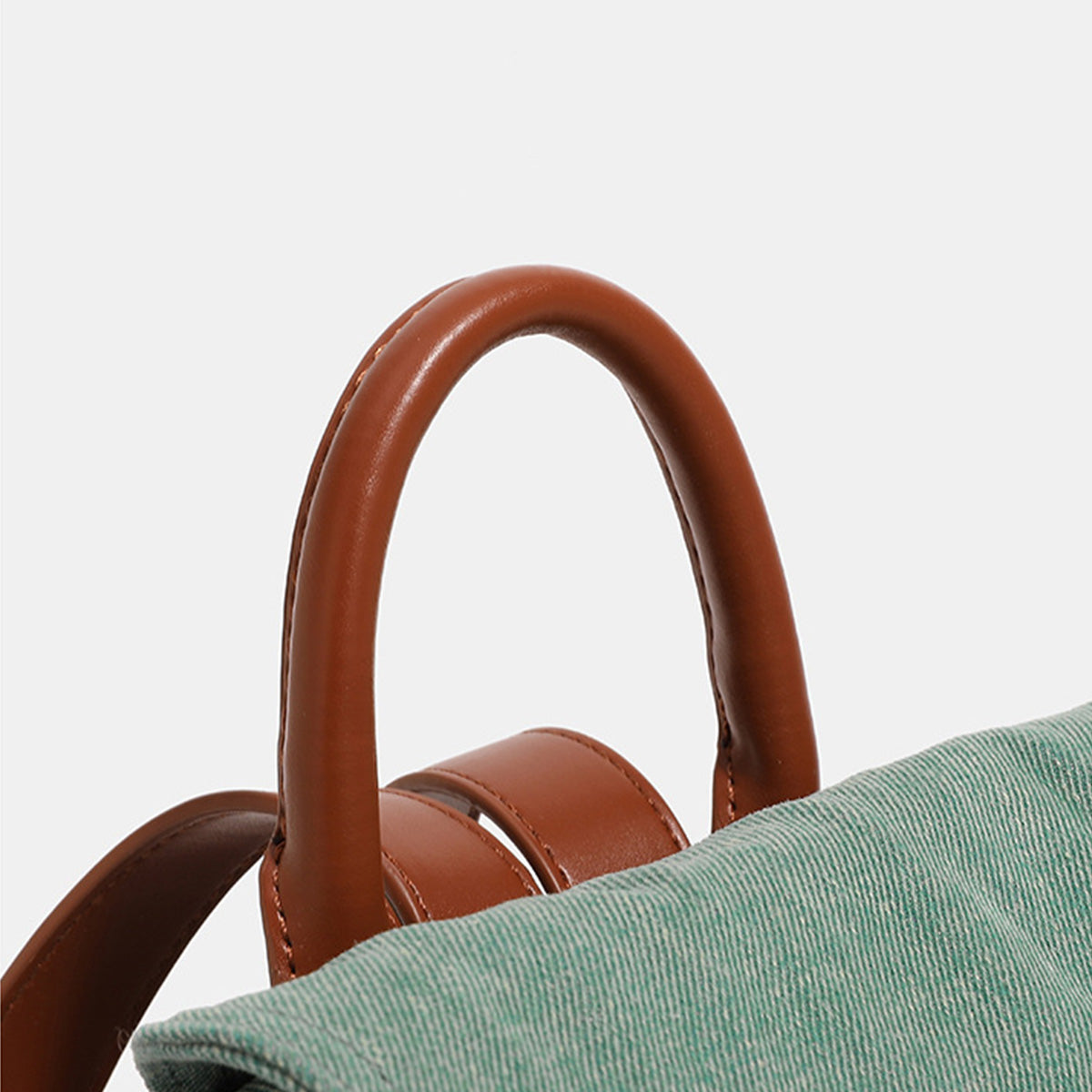 Washed Denim Commuter Backpack