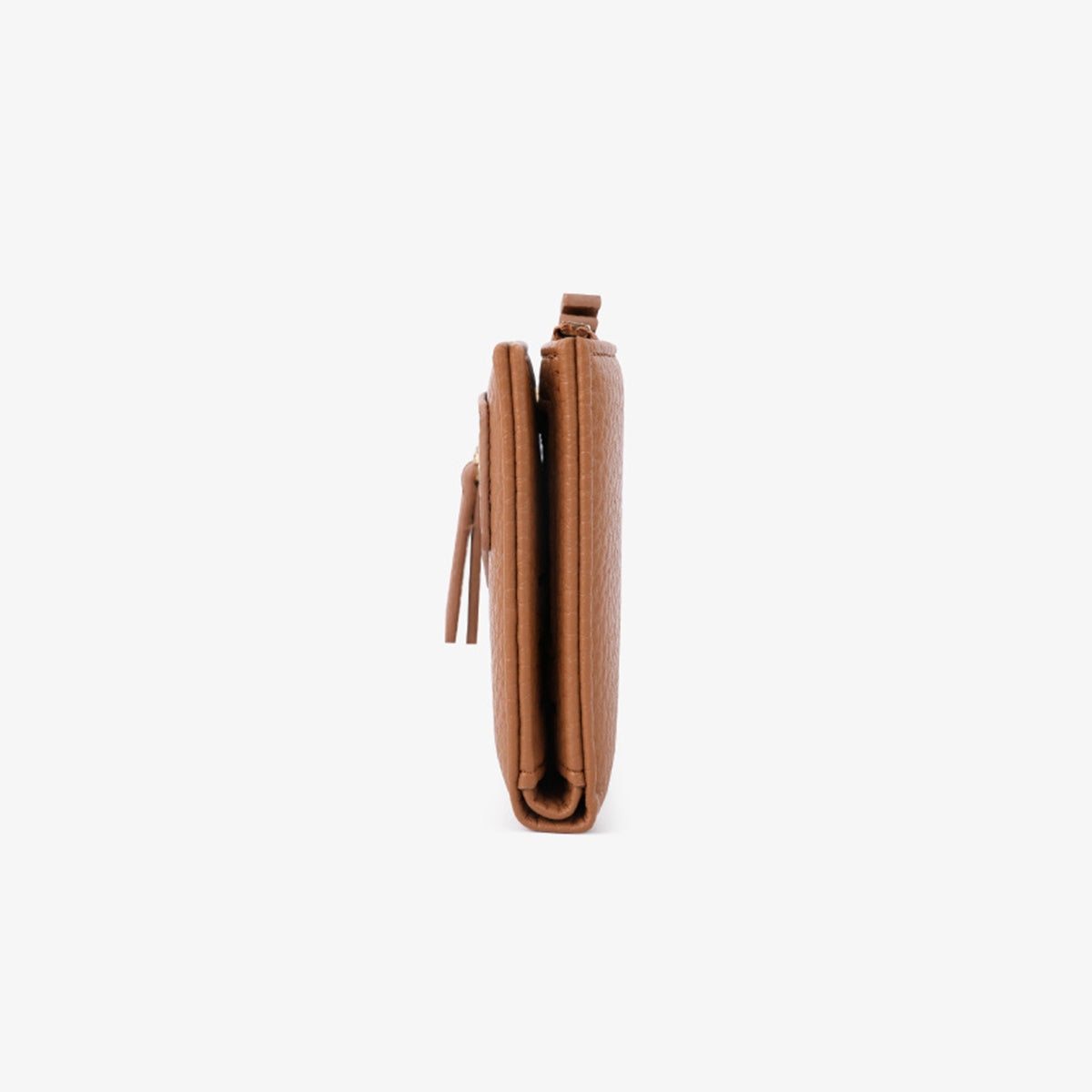Women zipper Pebbled Compact Wallet
