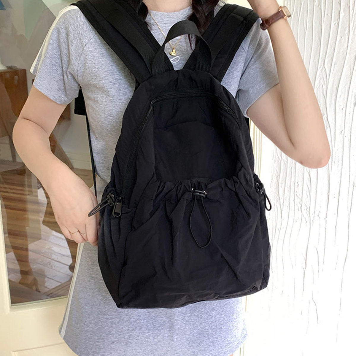 Nylon Backpack Camping Large Capacity Travel Bag