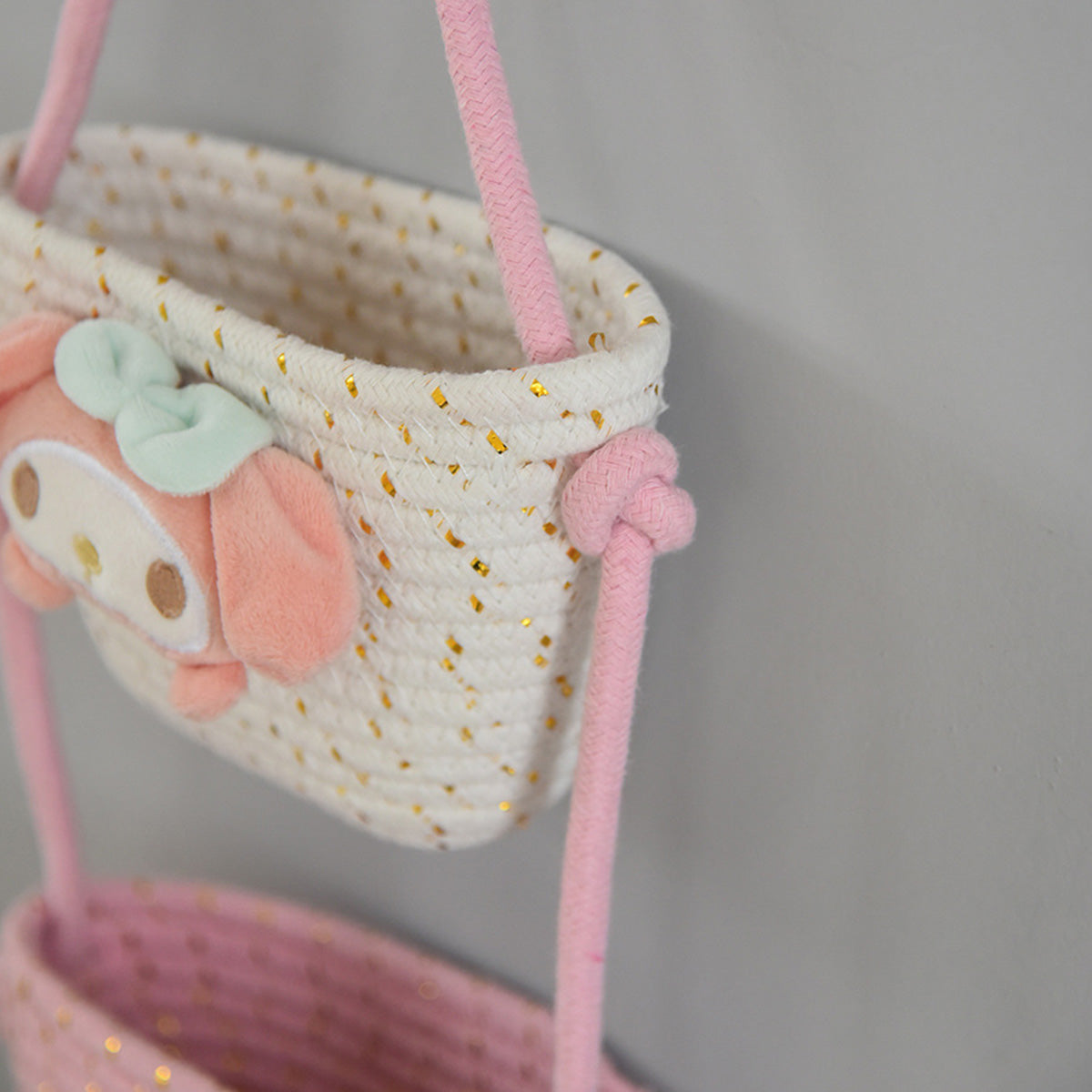 Cartoon Three-Layer Hanging Basket Cosmetic Storage Basket