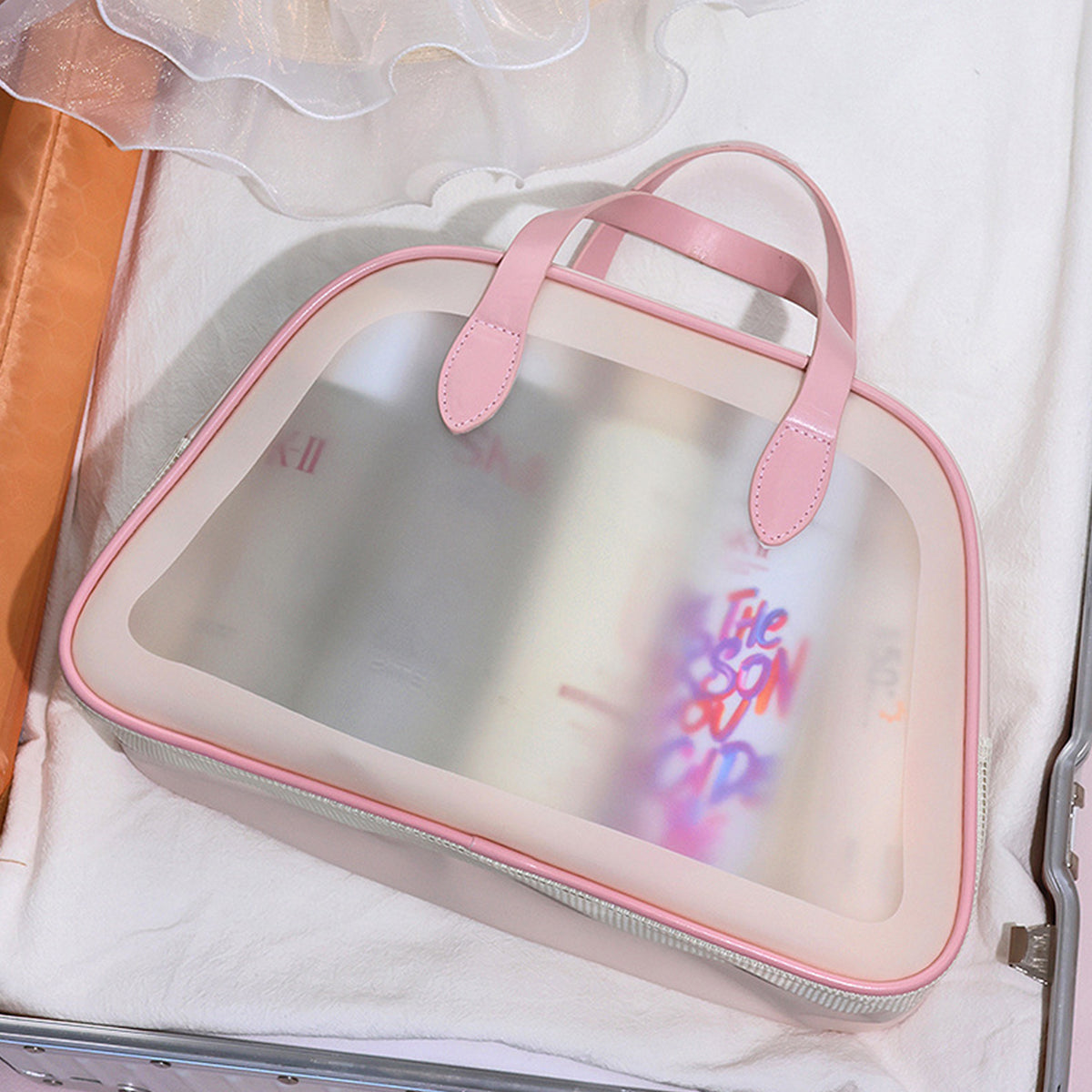 Dry And Wet Separation Toiletry Bag Cosmetic Bag Travel Storage Bag
