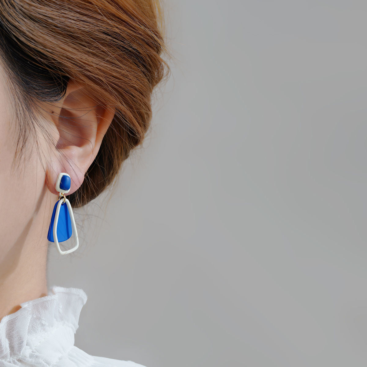Klein Blue Earrings Special Design Earrings