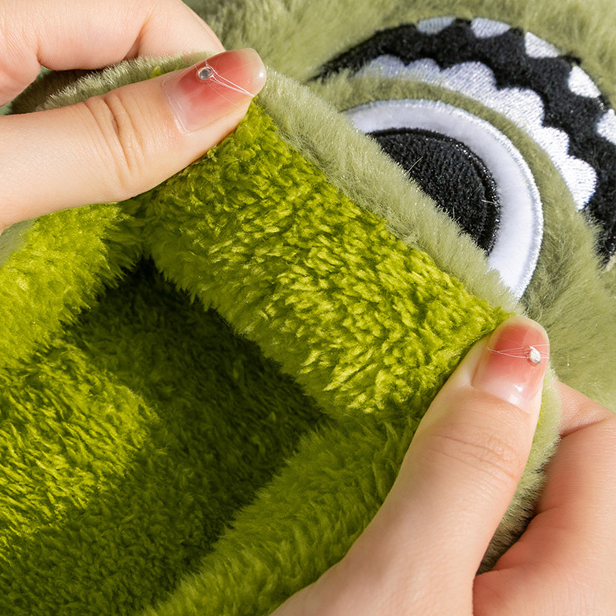Big Eyes Cotton Slippers for Women Home Slippers