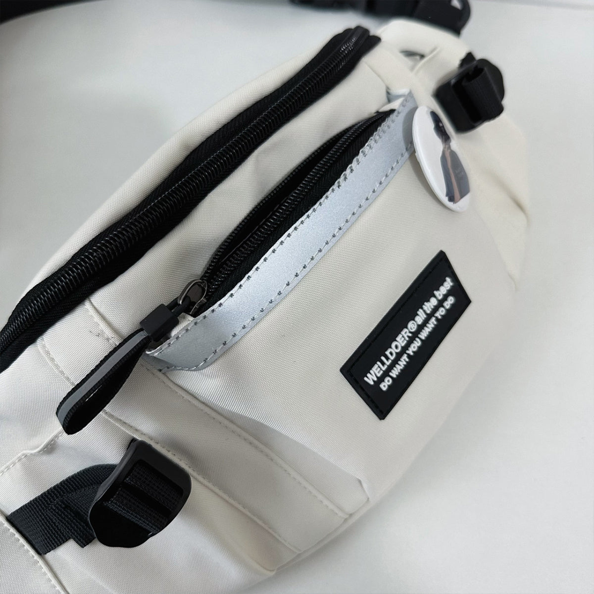 Large Capacity Cycling Waist Bag Messenger Bag