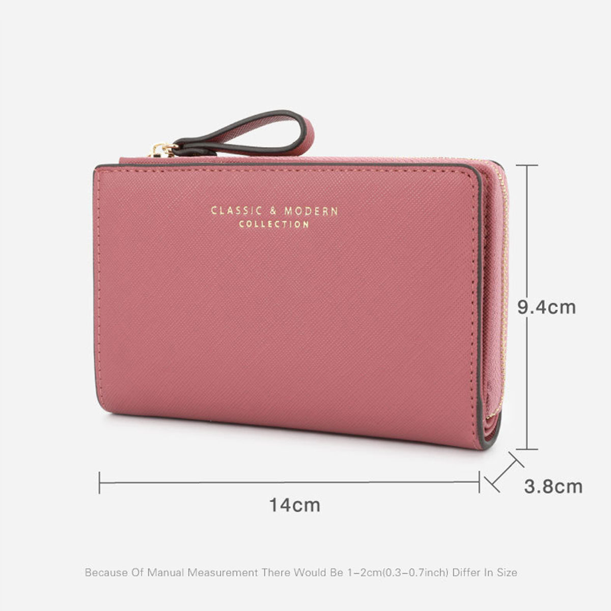 Cross Pattern PU Wallet for Women