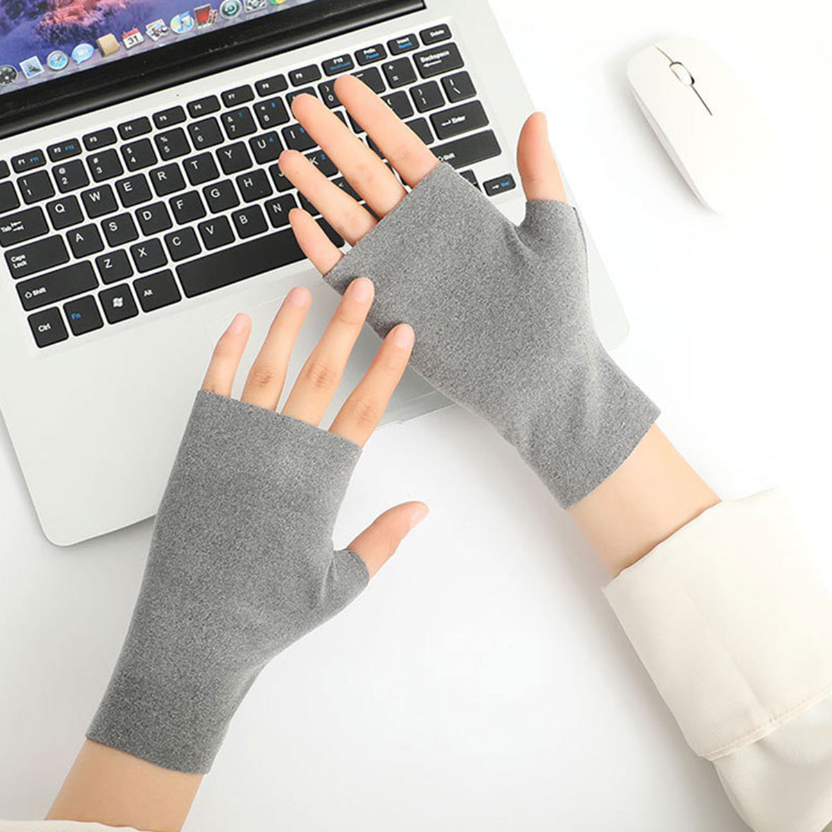 Warm Half-finger Touch Screen Gloves