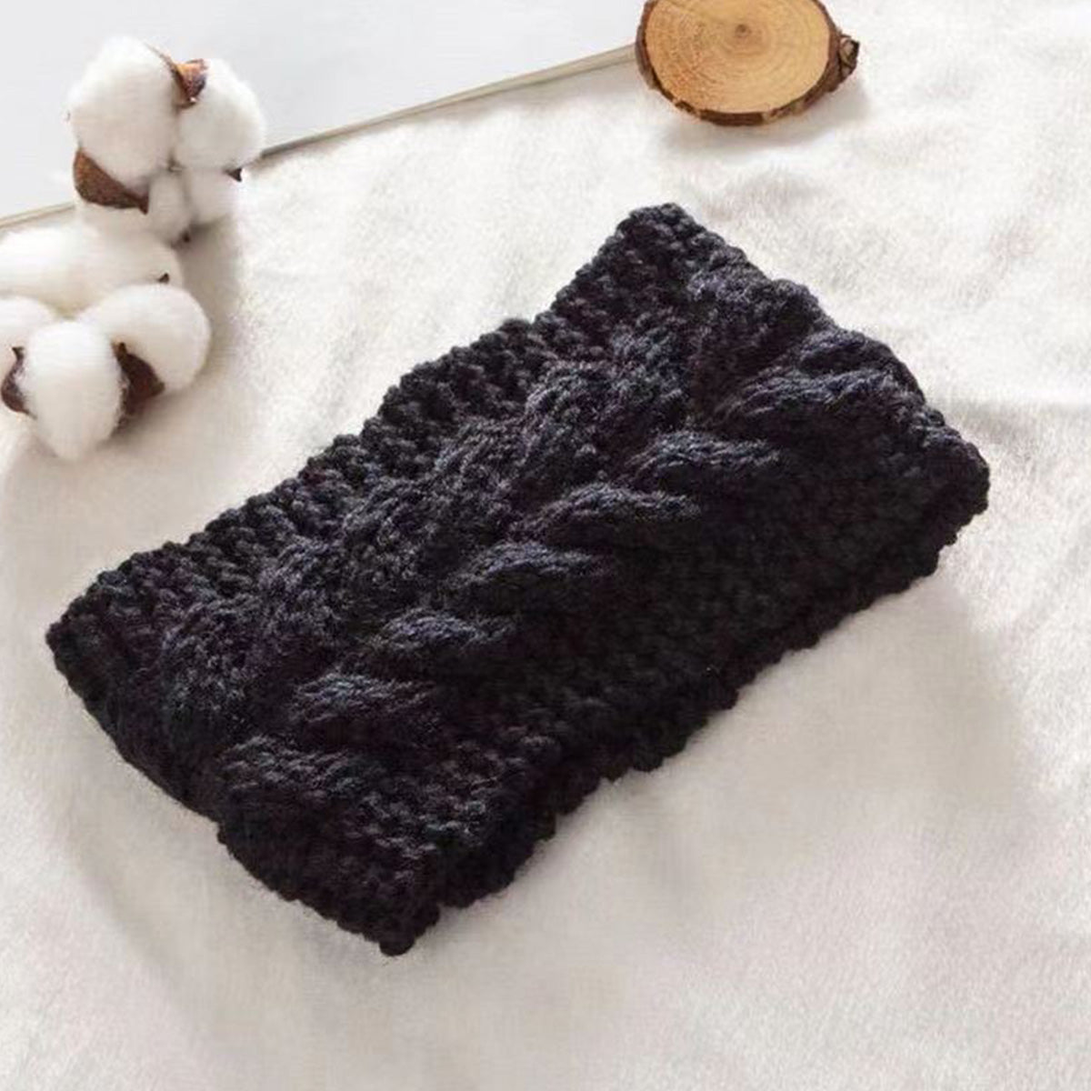 Twisted Knitted Headband Earmuffs Headband
