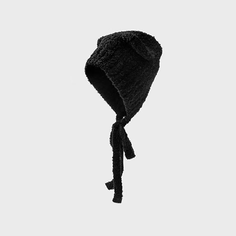 Women's Bear Ears Plush Hat Ear Protection Pullover Hat
