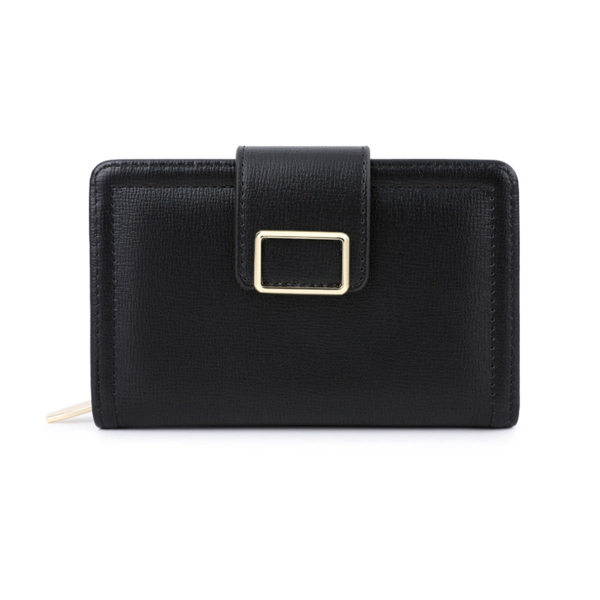 Multifunctional Solid Color PU Ladies Wallet