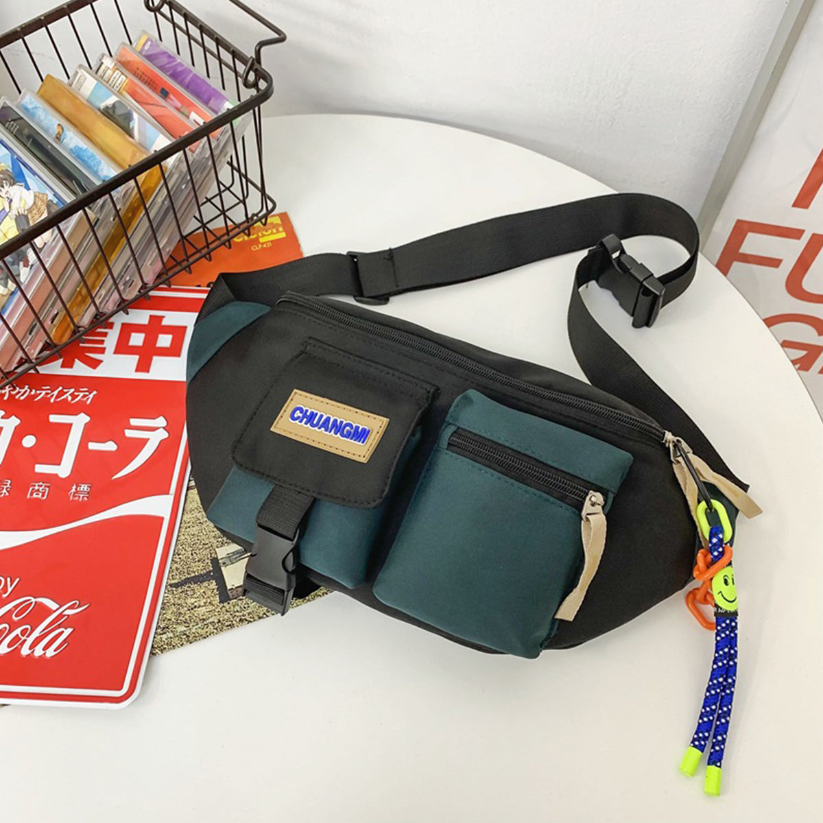Men Women Casual Crossbody Bag Travel Shoulder Bag