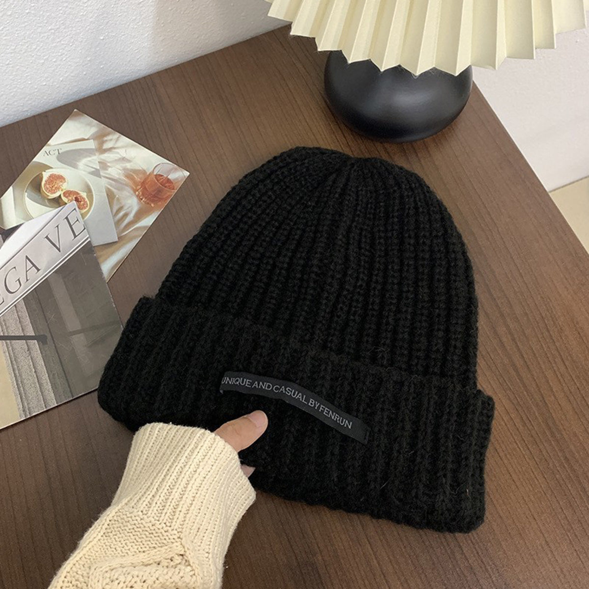 Hats for Women Autumn Winter New Patch Hats