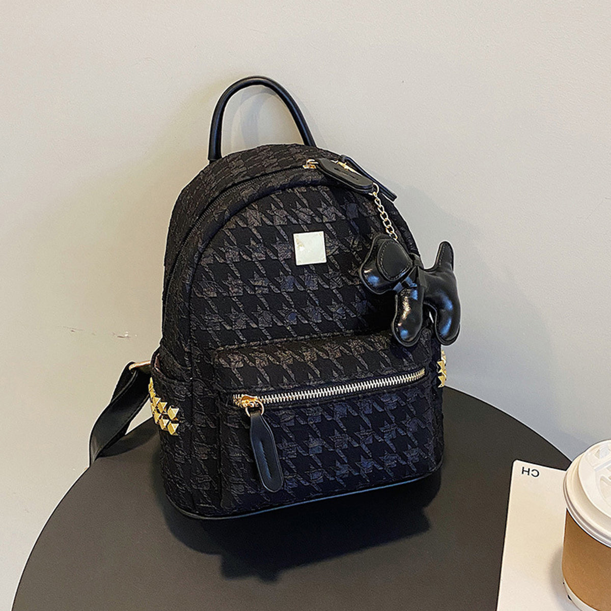 Fashion Niche Backpack Cute Pendant Commuter Backpack