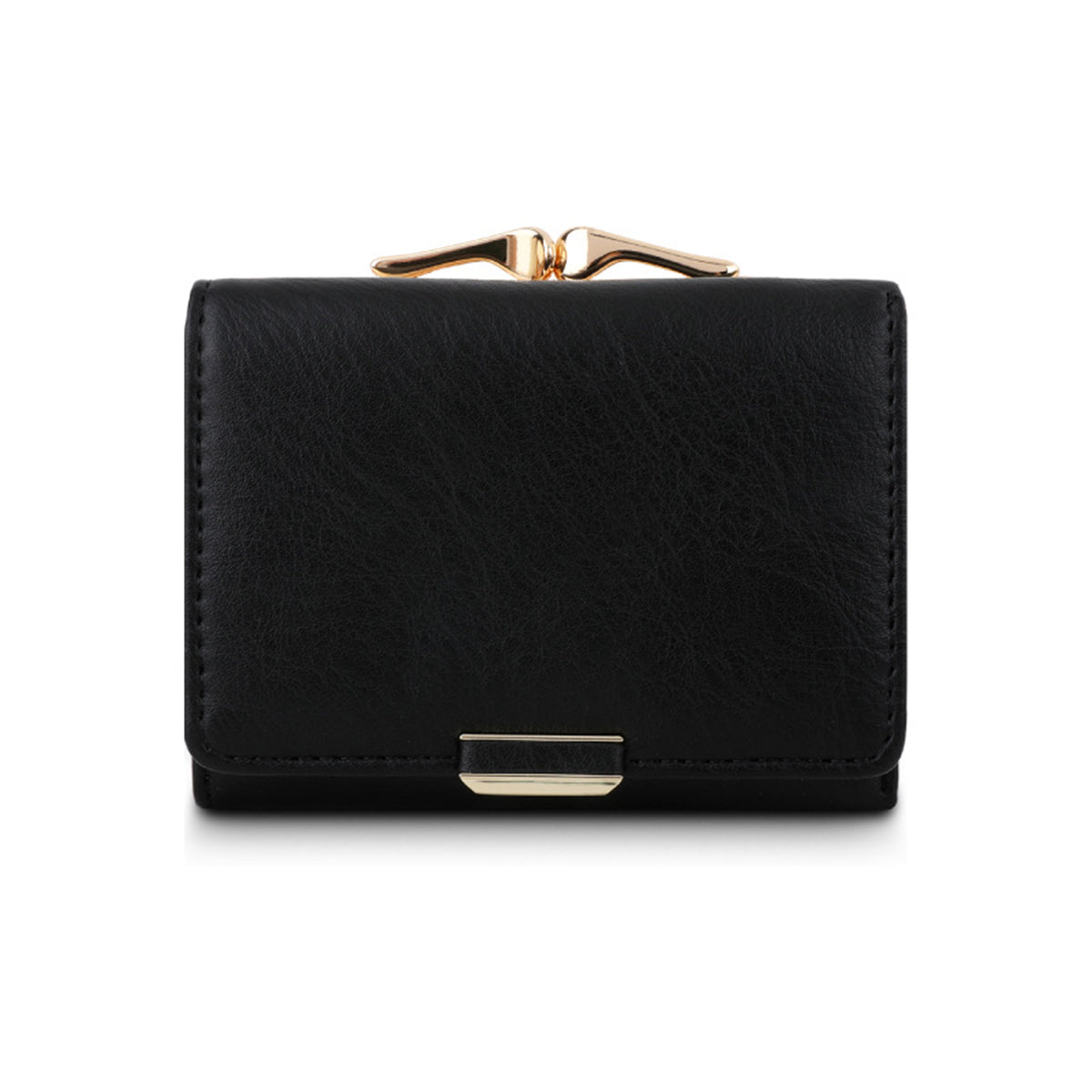 High-Grade Leather Creative Handmade Ladies Short Wallet