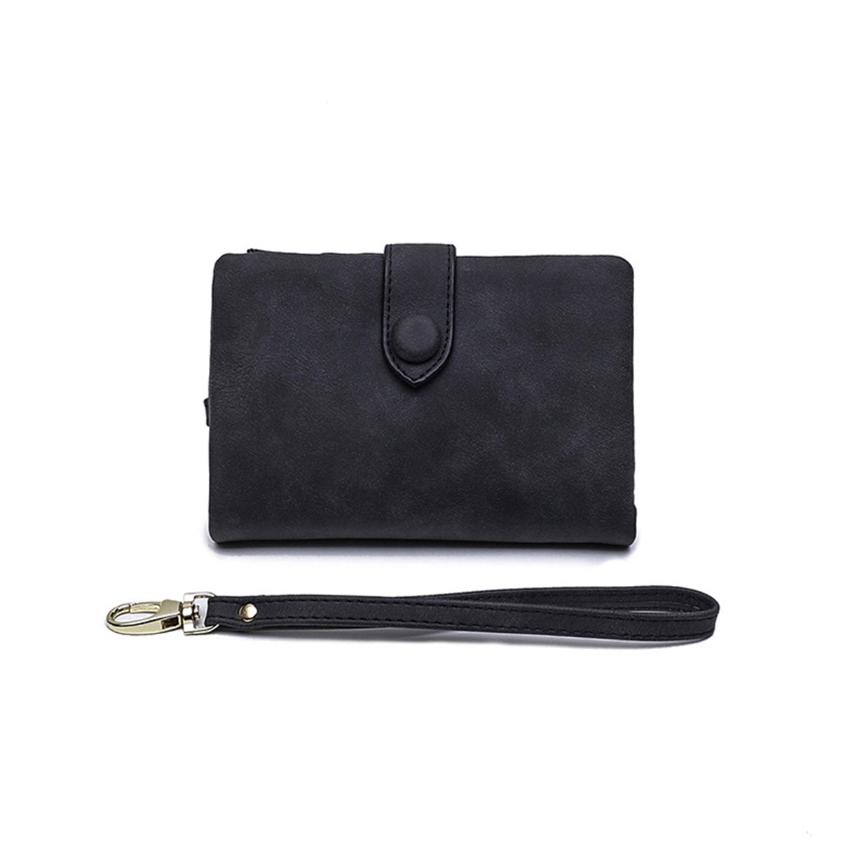 Women's Frosted Large Capacity Short Wallet