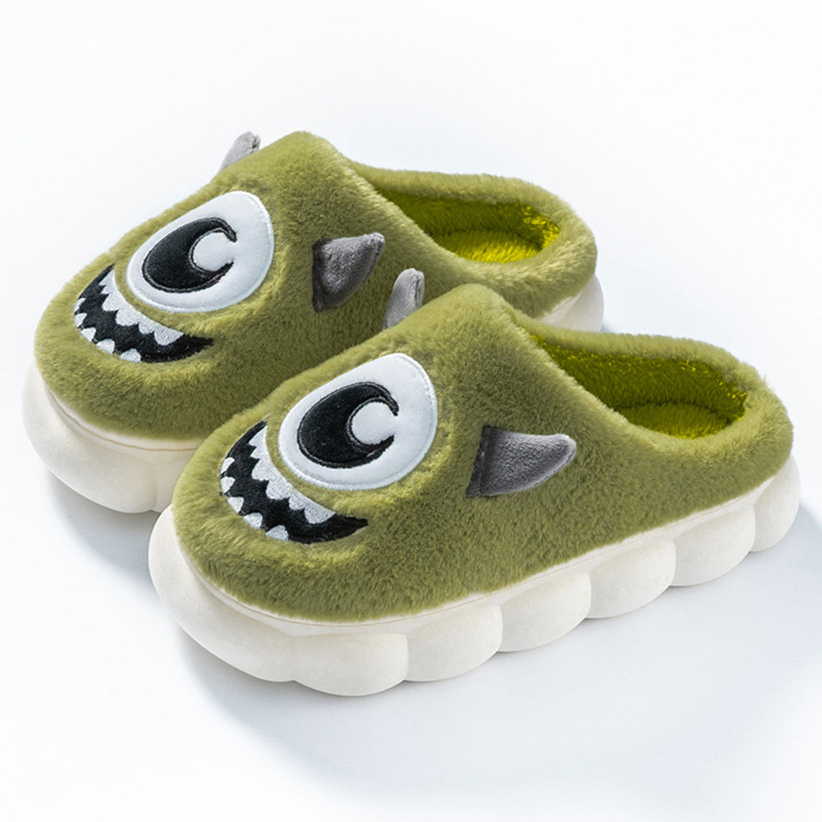 Big Eyes Cotton Slippers for Women Home Slippers
