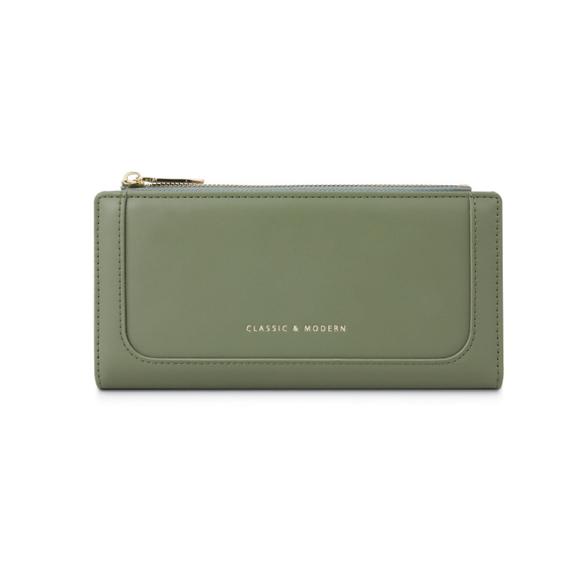 Fashionable Long Stitching Large Capacity Women Wallet