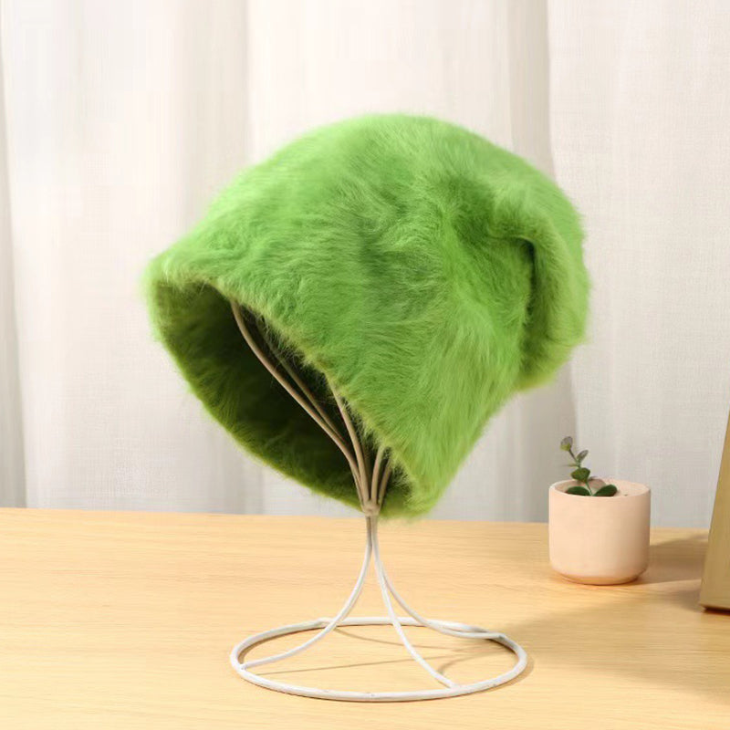 Abbit Fur Hat New Winter Warm Wool Hat