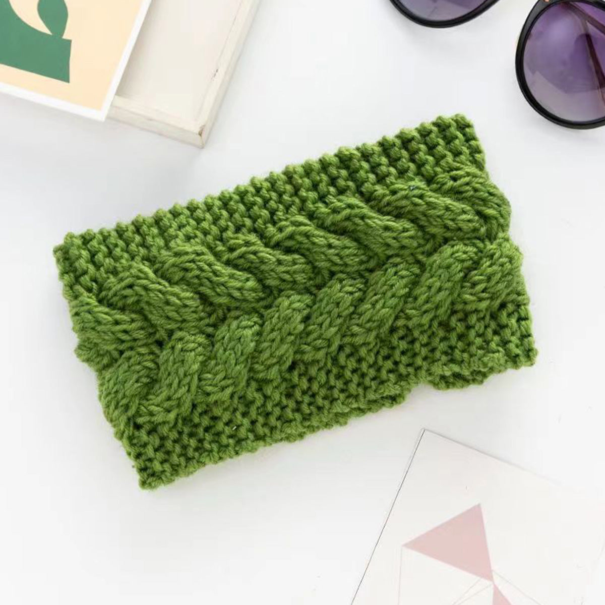 Twisted Knitted Headband Earmuffs Headband