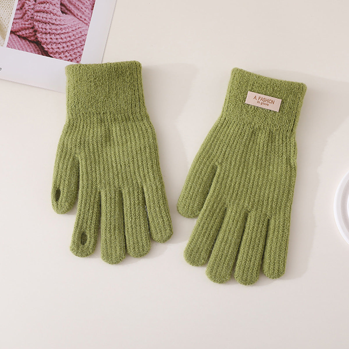 Winter Cycling Warm Plush Touch Screen Gloves