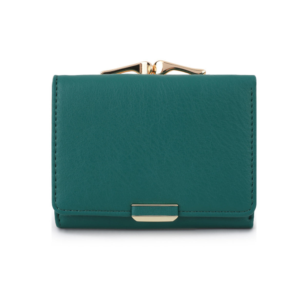 High-Grade Leather Creative Handmade Ladies Short Wallet