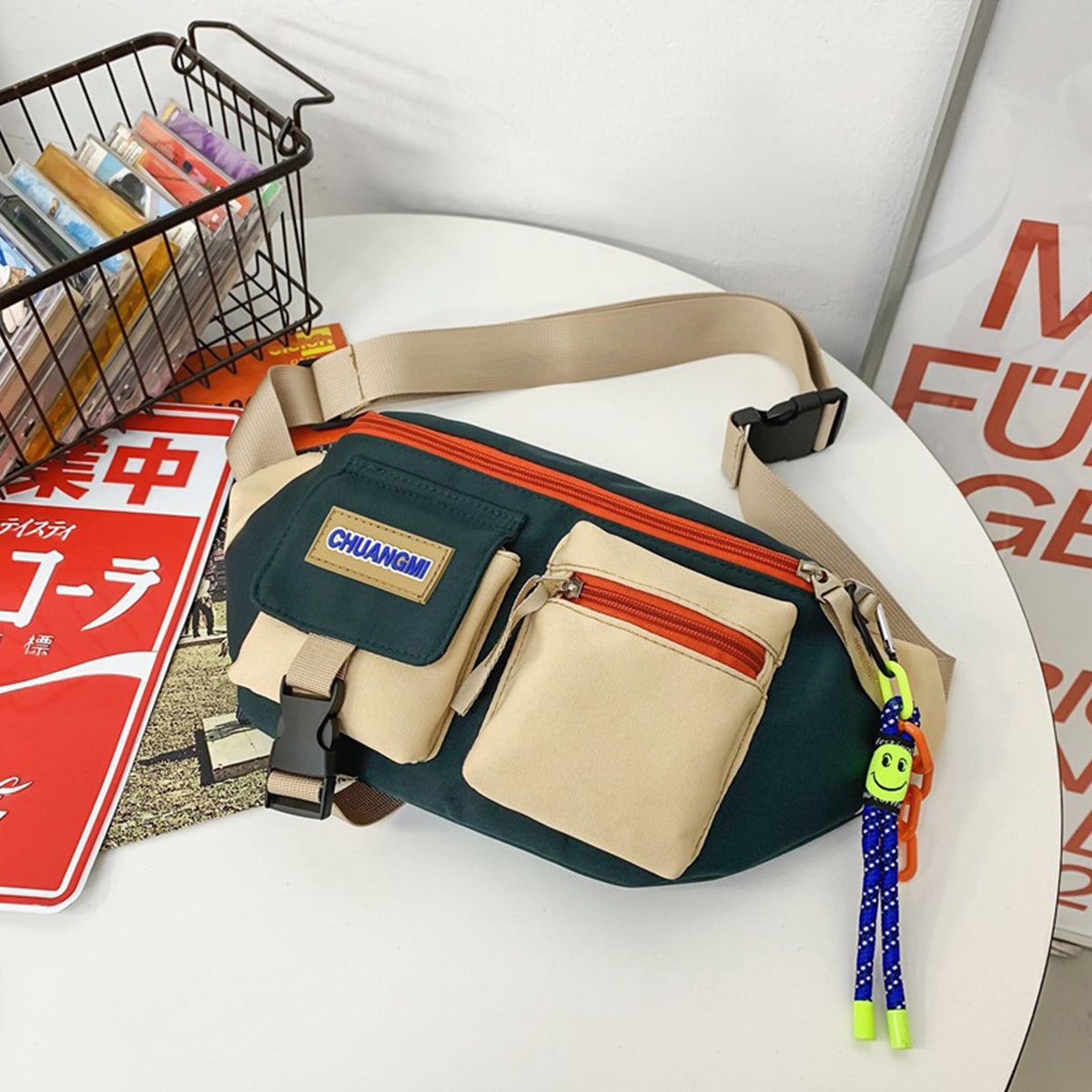 Men Women Casual Crossbody Bag Travel Shoulder Bag