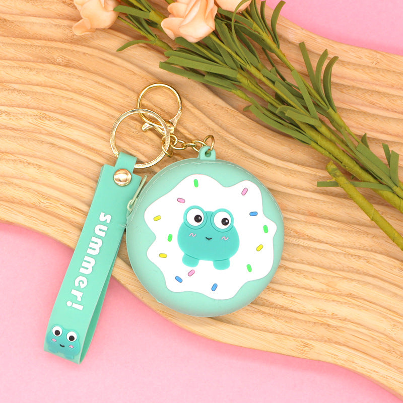 Cute cartoon silicone coin pocket coin purse